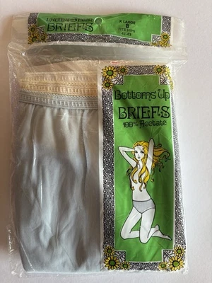 3 pares de calzoncillos para mujer 100 % acetato talla X-grande 8 caderas 41-43 NOS EE. UU. Foto 1 de 4