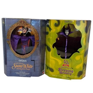 Muñeca MALÉFICA Reina Malvada Grandes Villanos Disney 40 Aniversario Barbie CAJA EXCELENTE - Imagen 1 de 21