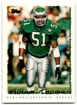 1995 Topps William Thomas Philadelphia Eagles #44 - Image 1 of 2