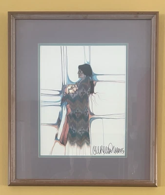 Impresión Southwest Amanda Peña Jr. “COLCHA ELEGANTE” Firmada Foto 1 de 4