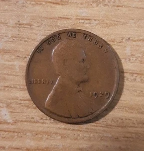 1929 LINCOLN WHEAT PENNY PHILADELPHIA ONE 1 CENT (MM5) - Picture 1 of 2