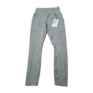 REI Co-op Take Your Time 7/8 Leggings Women's Small Green Crest Yoga Gym NEW - Picture 1 of 10