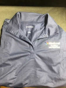 Polo Tri-Mountain Performance blu navy camicia 3X emblema "Medxcel" - Foto 1 di 2