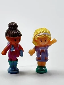 Vintage Polly Pocket Ersatz Polly Puppe Figuren Lot 2 Village School 1993 Kim - Bild 1 von 5