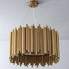 Modern Ceiling lamp Copper Cylinders Stainless Steel Chandelier Lightning
