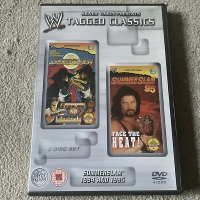 WWE Tagged Classics Summerslam 1994 & 1995 DVD (2 Disc Set) WWF - Image 1 of 3