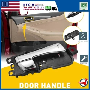 Brand Inside FRONT or REAR Door Handle Right Side Chrome For SONATA 2011-2014 - Picture 1 of 8