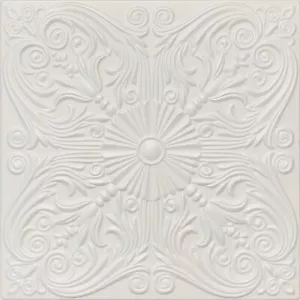 Klebe Schaumstoff Deckenfliesen R39A Victorian (275 S/F) 104 Stück Konvolut Uni Weiß - Bild 1 von 2