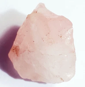 100% Natural Pinkish Rose Quartz 91.10 Ct Loose Gemstone Rough With Certificate - Picture 1 of 6
