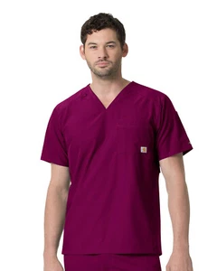Nuevo con etiquetas Blusa Médica Carhartt Force Liberty Para Hombre Sarga Bolsillo en el Pecho c15106 - Imagen 1 de 49