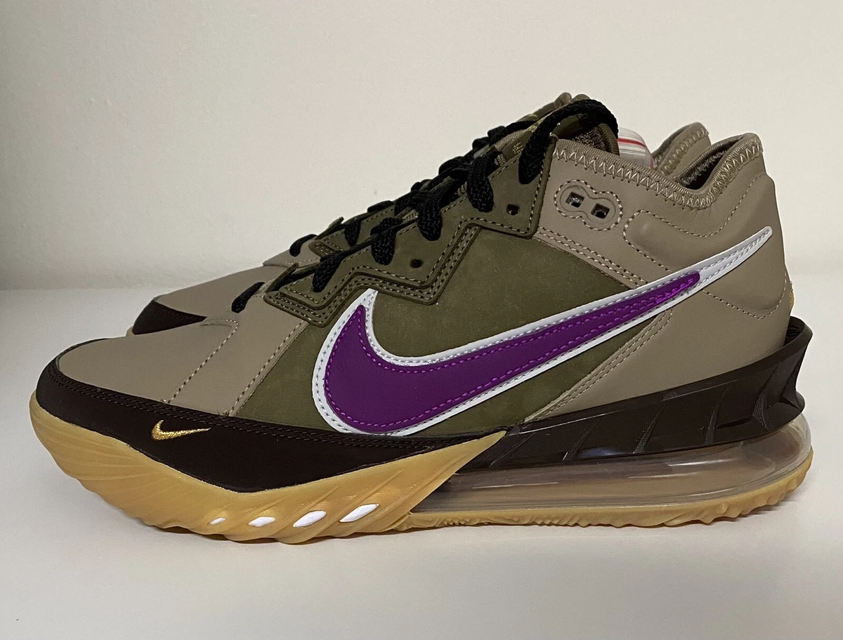 25cm atmos × Nike LeBron 18 Low Viotech Nike LeBron 18 Low atmos Viotech Men's - CW3153-200 - US