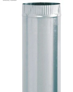 Imperial Manufacturing Pipe 4 " X 24 " Galvanized 24 Ga Steel 2 Pack - Picture 1 of 4