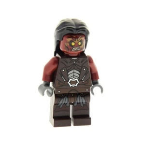 1x Lego Minifigura Señor de los Anillos Uruk Tiburón marrón oscuro doble cara lor006 - Imagen 1 de 1
