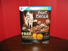 Limited Edition COUNT CHOCULA - Halloween Unopened Cereal Box!! 2019 Family Size