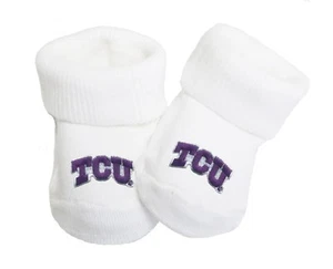 Texas Christian TCU gehörnte Frösche Baby Zehenschuhe - Bild 1 von 1