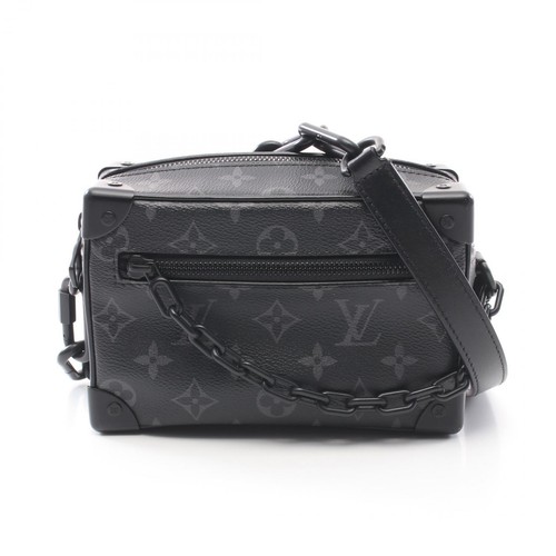 LOUIS VUITTON（LV） Borsa a tracolla Louis Vuitton Mini baule morbido M44735 monogramma eclissi nera usata LV