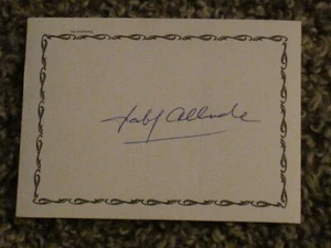 LIBRO AUTOGRAFO AUTORE ISABEL ALLENDE Targa Firmata - Foto 1 di 1