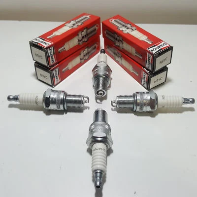 Kit 4 Candles Champion N9YC Talbot Horizon - Simca 1000 - Sunbeam For 7700553622 - Image 1 of 4