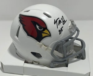 Cardinals Tight End TREY McBRIDE Signed Riddell Speed Mini Helmet AUTO - JSA - Picture 1 of 1
