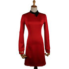 ST  Discovery Season 2 Starfleet Commander Female Red Dress Uniform Badge