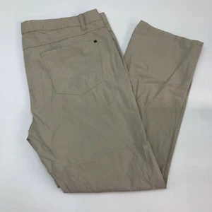 Claiborne Chino Pants Mens 40X32 Tan Straight Leg Regular Fit 100% Cotton Causal - Picture 1 of 9
