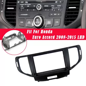 Marco de panel de fascia DVD radio estéreo para automóvil 2 DIN para Honda Accord 08-15 Acura TSX - Imagen 1 de 7