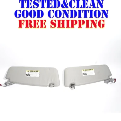 08 09 10 BMW 528Xi E60 SUN VISOR LEFT & RIGHT SET OF 2 OEM - Image 1 of 4