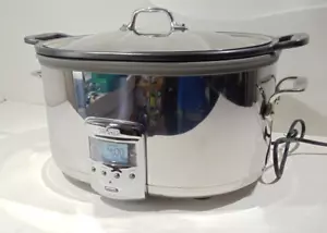 ALL-CLAD 7 Quart Slow Cooker Stainless Steel Crock Pot Series SC01 - Picture 1 of 10