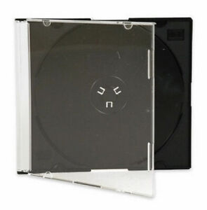 200 PCS Slim Jewel Cases 5.2mm Blu-Ray CD Disk Game Music Clear Case Replacement