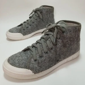 Rag & Bone Womens Standard Issue Hi Top Sneaker Size EU 38/US 8 Gray Woolfelt - Picture 1 of 11