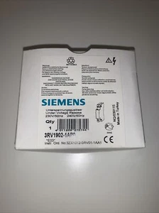 Disparador de baja tensión Siemens 3RV1902-1AP0 3RV1 902-1AP0 230V NUEVO, NUEVO - Imagen 1 de 1