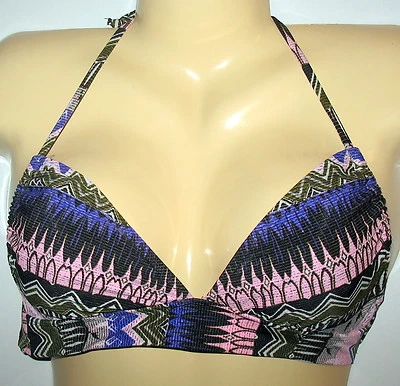 MOSSIMO - TALLA MEDIANA - HALTER BIKINI TRAJE DE BAÑO TOP PÚRPURA, GRIS, ROSA, ETC... Foto 1 de 3