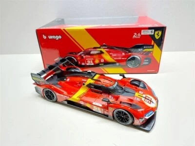 Ferrari 499P WEC Hyper Car Winner 24h LeMans del 2023 #51 - 1/18 Burago - Immagine 1 di 4