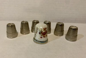 Vintage Thimble Lot - Picture 1 of 7