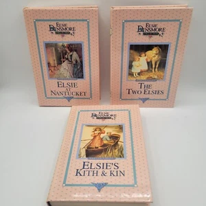 Elsie Dinsmore Konvolut rosa Hardcover Bücher #10 - #12 Vintage 1997 - Bild 1 von 12