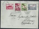 Serbia Covers 1942 Mixed Franked Cover Belgrad  Signed