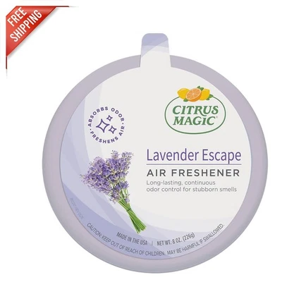 Paquete de 6 ambientadores sólidos de escape de lavanda - absorbedor de olores calmante de 8 oz cada uno Foto 1 de 4