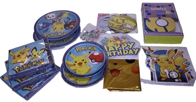 Баннер Pokemon Gotta Catch Em All товары для вечеринки на день рождения тарелки салфетки воздушный шар - Изображение 1 из 4