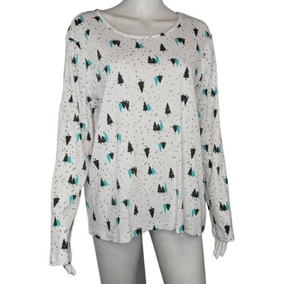 Топ с длинным рукавом White Stag Holiday Trees - Изображение 1 из 4