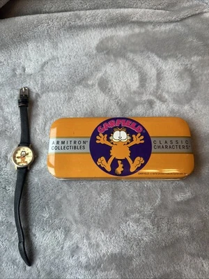 Reloj Garfield Armitron de cuarzo coleccionables para mujer con estuche por favor leer y ver fotos Foto 1 de 4