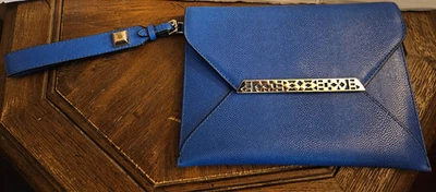 Pulsera delgada Stella & Dot azul real con herrajes dorados  Foto 1 de 4