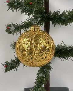 2576/25 1x alter Christbaumschmuck Weihnachtsschmuck ECKARTINA Kugel - Picture 1 of 3