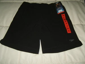 Pantalones Cortos de Natación Speedo Tech Volley Para Hombre Medianos Forrados UPF 50 Negro Elástico Baúl Nuevos con Etiquetas - Imagen 1 de 7