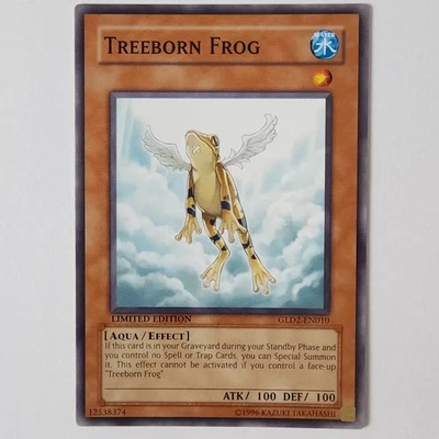 Treeborn Frog - GLD2-EN010 - LP - Common - Limited - Yugioh - Image 1 of 2