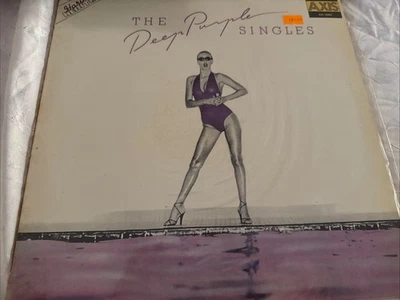 DEEP PURPLE    "THE DEEP PURPLE SINGLES A's & B's"    PURPLE VINYL LP RECORDS - Image 1 of 4