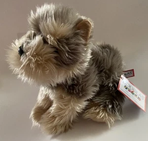 NWT Yettie Yorkie Plush Douglas Toys #1897 Soft Fluffy Brown Tan Terrier Puppy - Picture 1 of 8