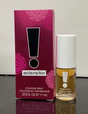 Spray colonia Exclamation by Coty para mujer 0,375 fl oz 11 ml nuevo con caja  Foto 1 de 2