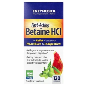 Betaine HCl, 120 Capsules - Picture 1 of 3