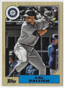 Topps Archives 2022 1987 Topps Design Cal Raleigh #290 **RC** - Imagen 1 de 2