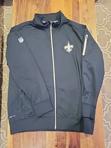 New Orleans Saints Trainingsjacke Herren Gr. 2XLBlack Jogger Full Zip NFL Football - Bild 1 von 12